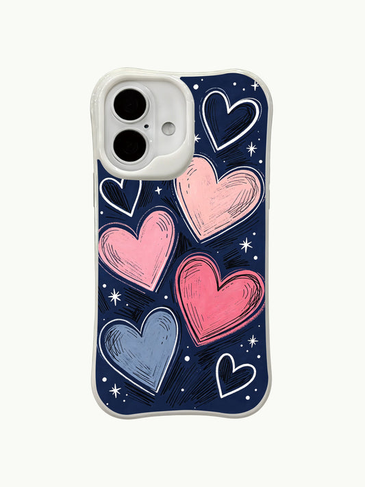 Midnight Hearts iPhone 16 Plus MagSafe Case PhoneCasing for iPhone 16 Plus case