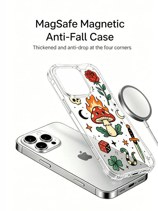 Lucky mushroom cute iPhone 15 Pro Case by PhoneCasing