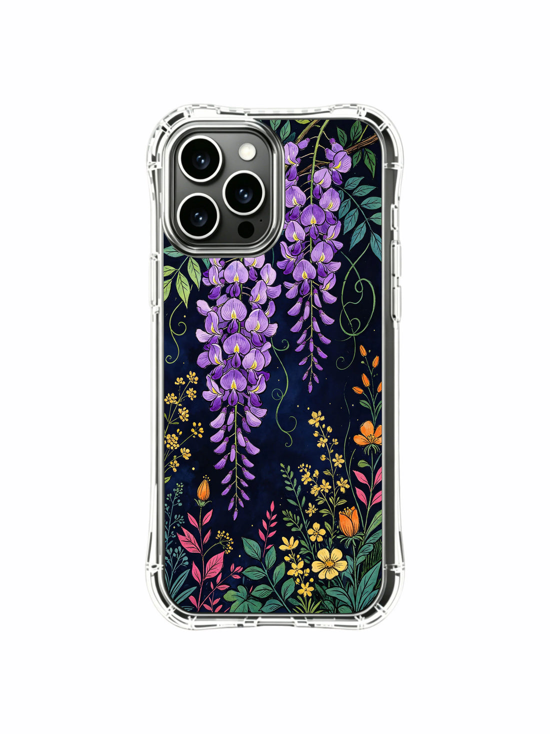 Unique iPhone 13 Pro Max Case Gift With Wisteria Art