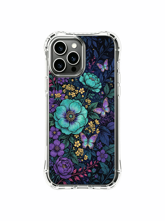 Night garden dark floral iPhone 13 Pro Max Case by PhoneCasing