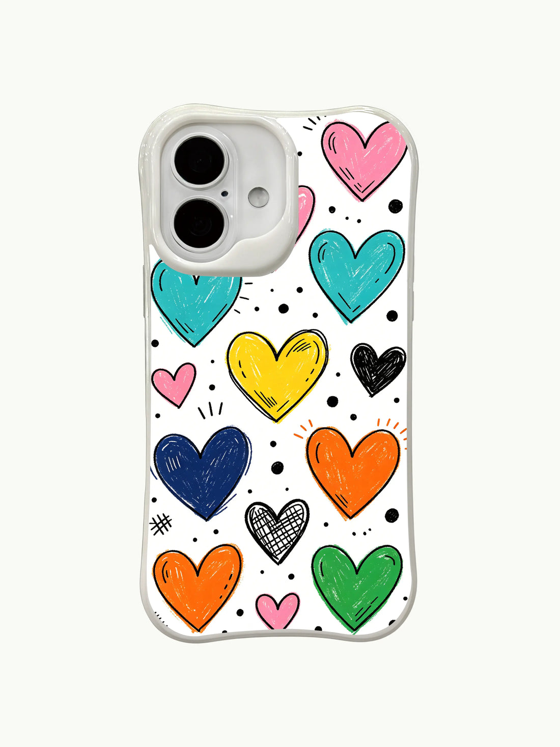 Unique iPhone 16 Plus Case Gift With Doodles Style by PhoneCasing