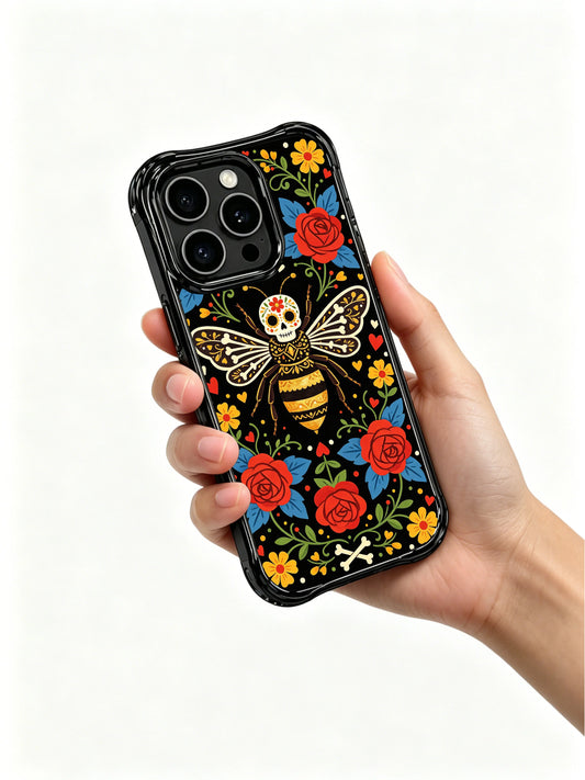 Golden bee joy iPhone 16 Pro Max Case by PhoneCasing