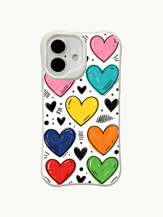 Cute iPhone 16 Plus Case With Sketchbook Art by PhoneCasing