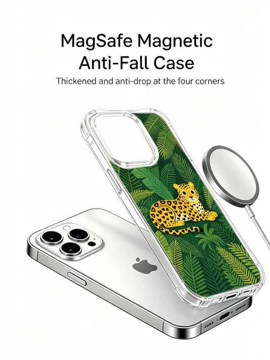 Jungle iPhone 15 Pro Max Case With Jaguar Style by PhoneCasing