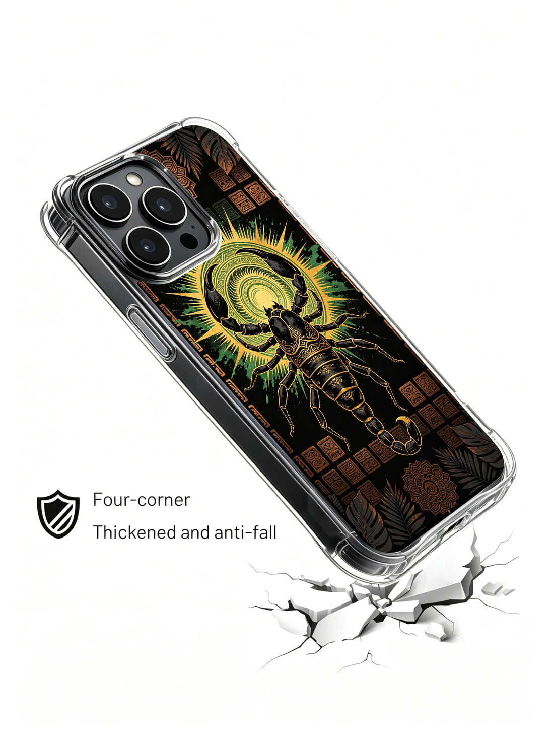 Yucatan Scorpio iPhone 14 Plus Case with Cenote Color
