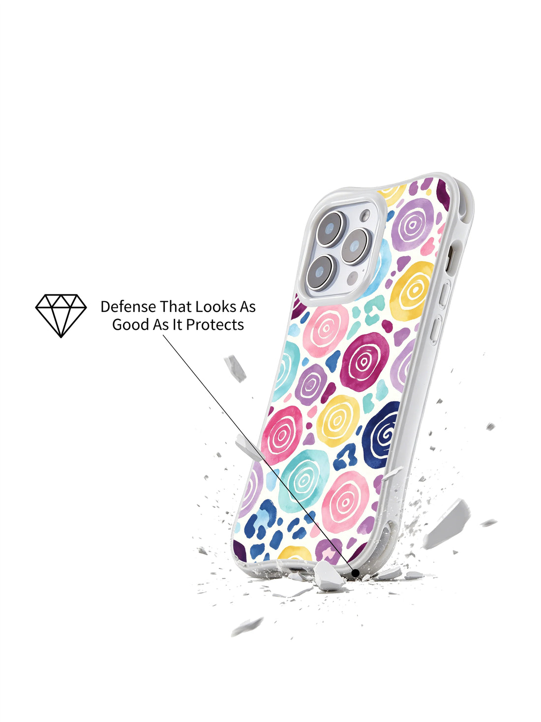 Artistic iPhone 14 Pro Case With Chromatic Energy by PhoneCasing