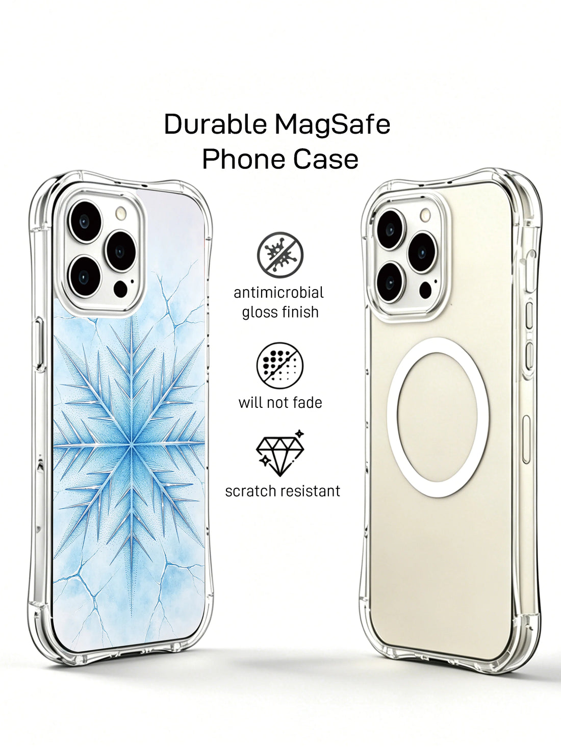 Cute iPhone 14 Pro Max Case With Frosted Diamond Pattern by PhoneCasing