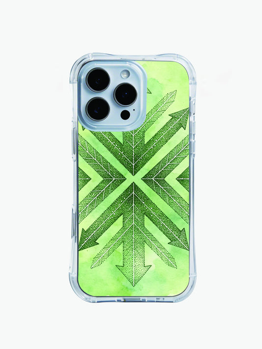 Artistic iPhone 14 Pro Max Case With Tribal Compass Design by PhoneCasing