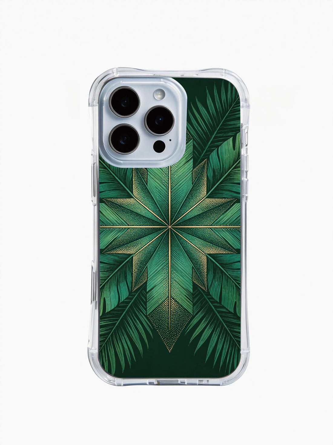 Jungle green pattern aesthetic iPhone 14 Pro Max Case by PhoneCasing