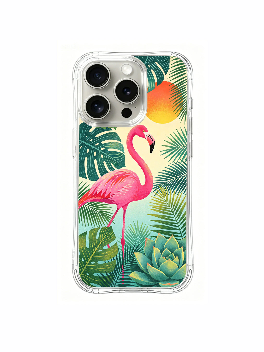 Bright tropical birds aesthetic iPhone 15 Pro Case by PhoneCasing
