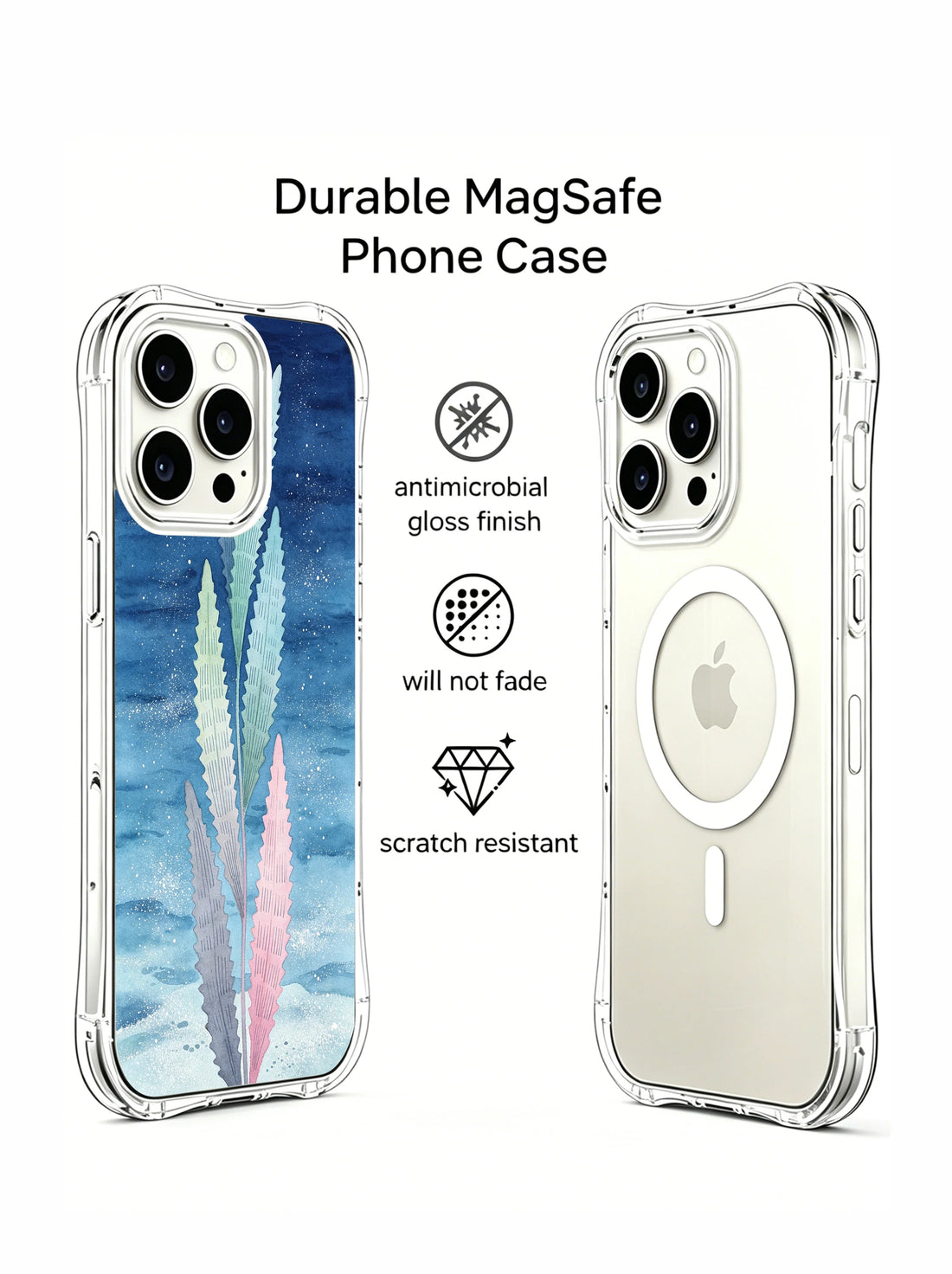 Seaweed art gift iPhone 15 Pro Case by PhoneCasing