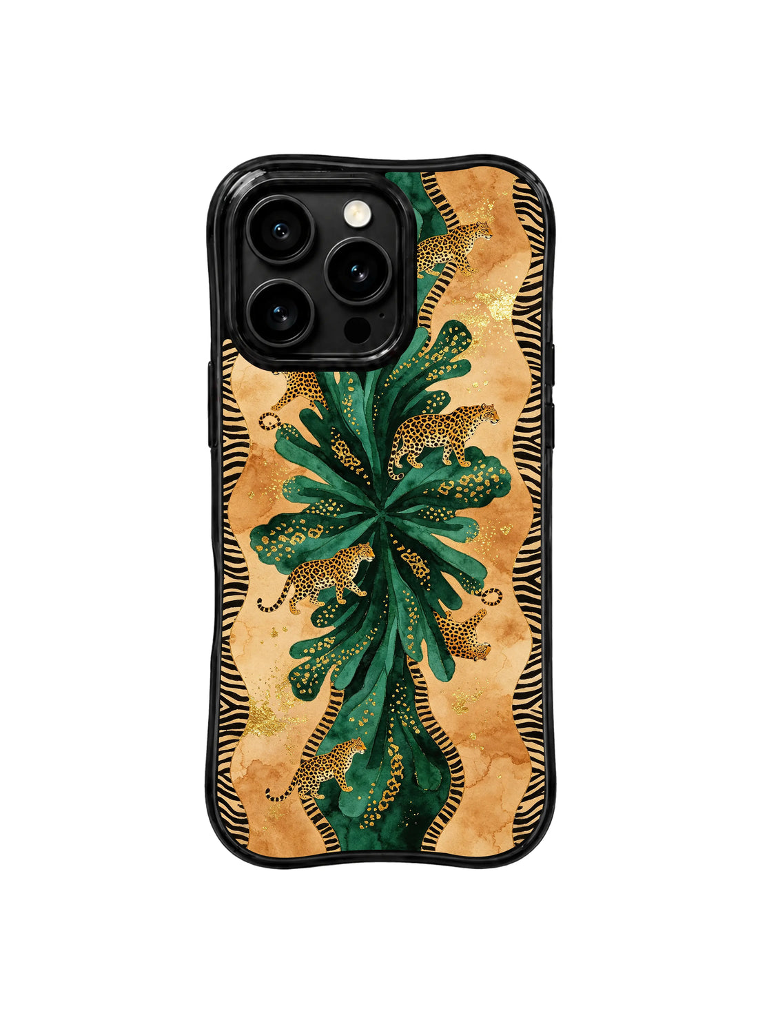 Artistic iPhone 15 Pro Max Case With Oasis Leopard Print by PhoneCasing