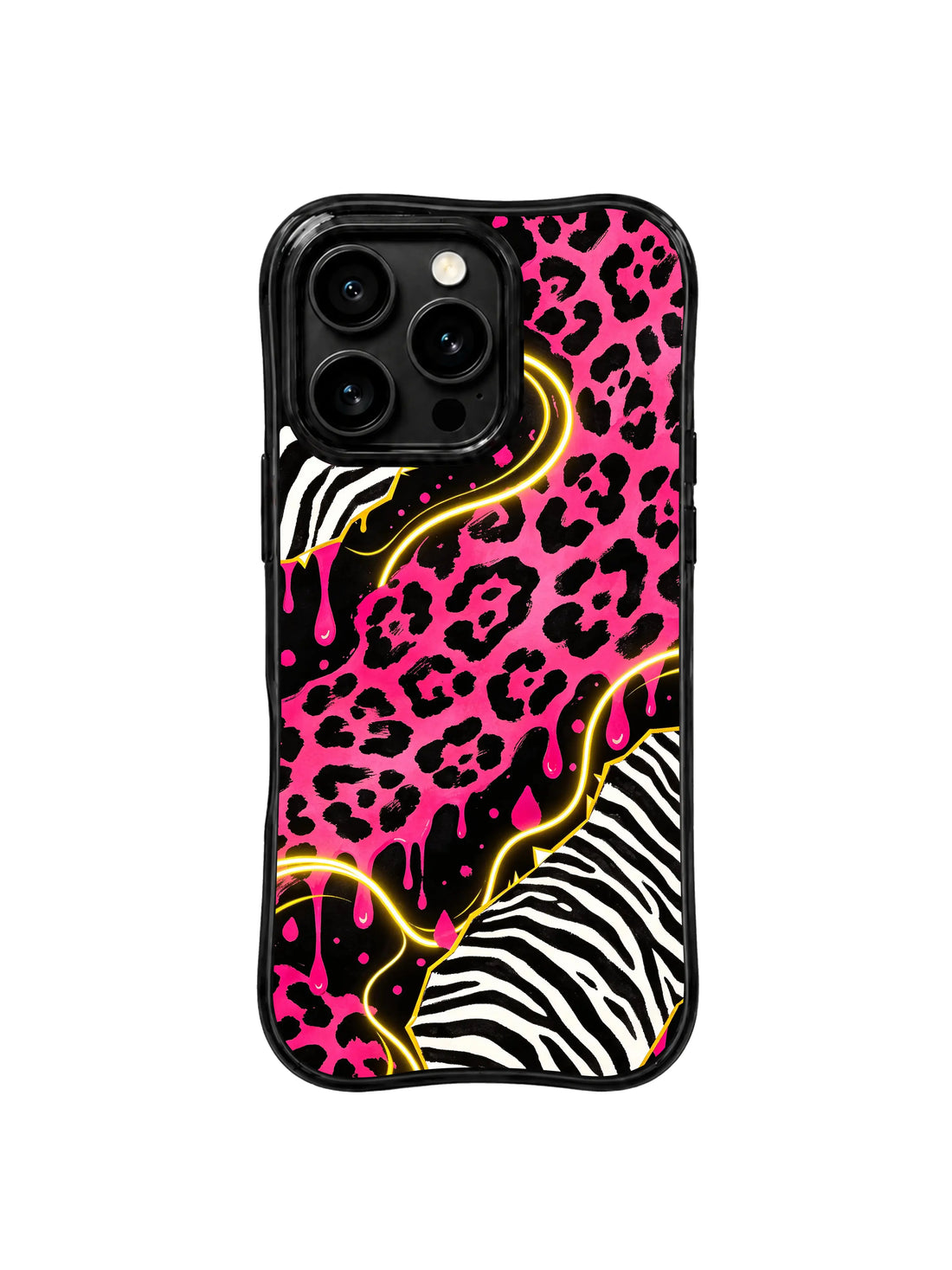 Rose iPhone 15 Pro Max Case With Leopard Night Style by PhoneCasing