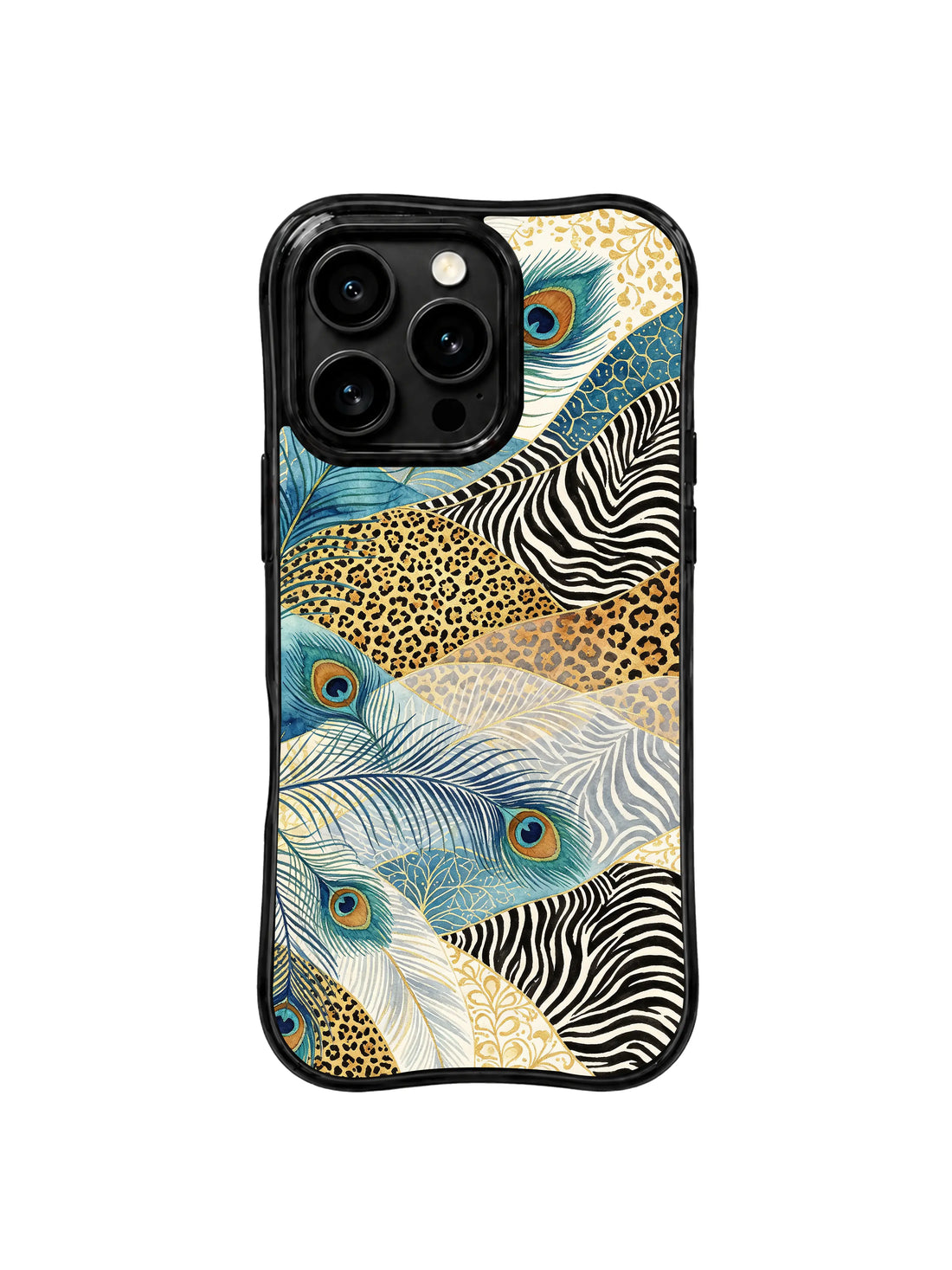 Confidence iPhone 15 Pro Max Case With Peacock Gold Color by PhoneCasing