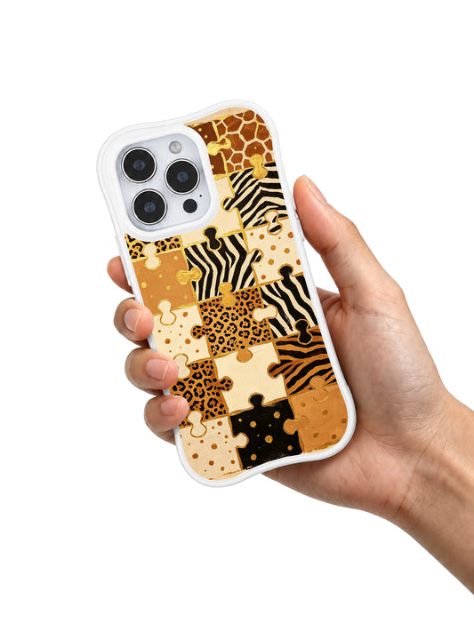 Unique iPhone 15 Pro Max Case Gift With Sand Puzzle Print by PhoneCasing