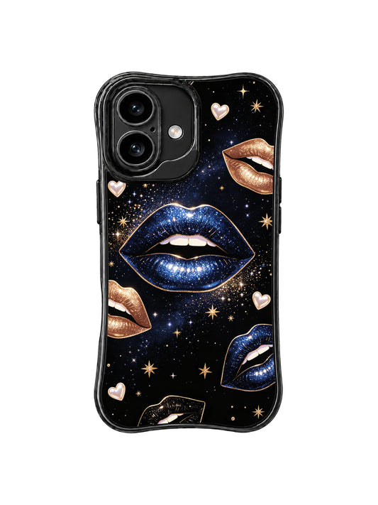 Metallic Blue Night Kiss iPhone 16 Case PhoneCasing for iPhone 16 case
