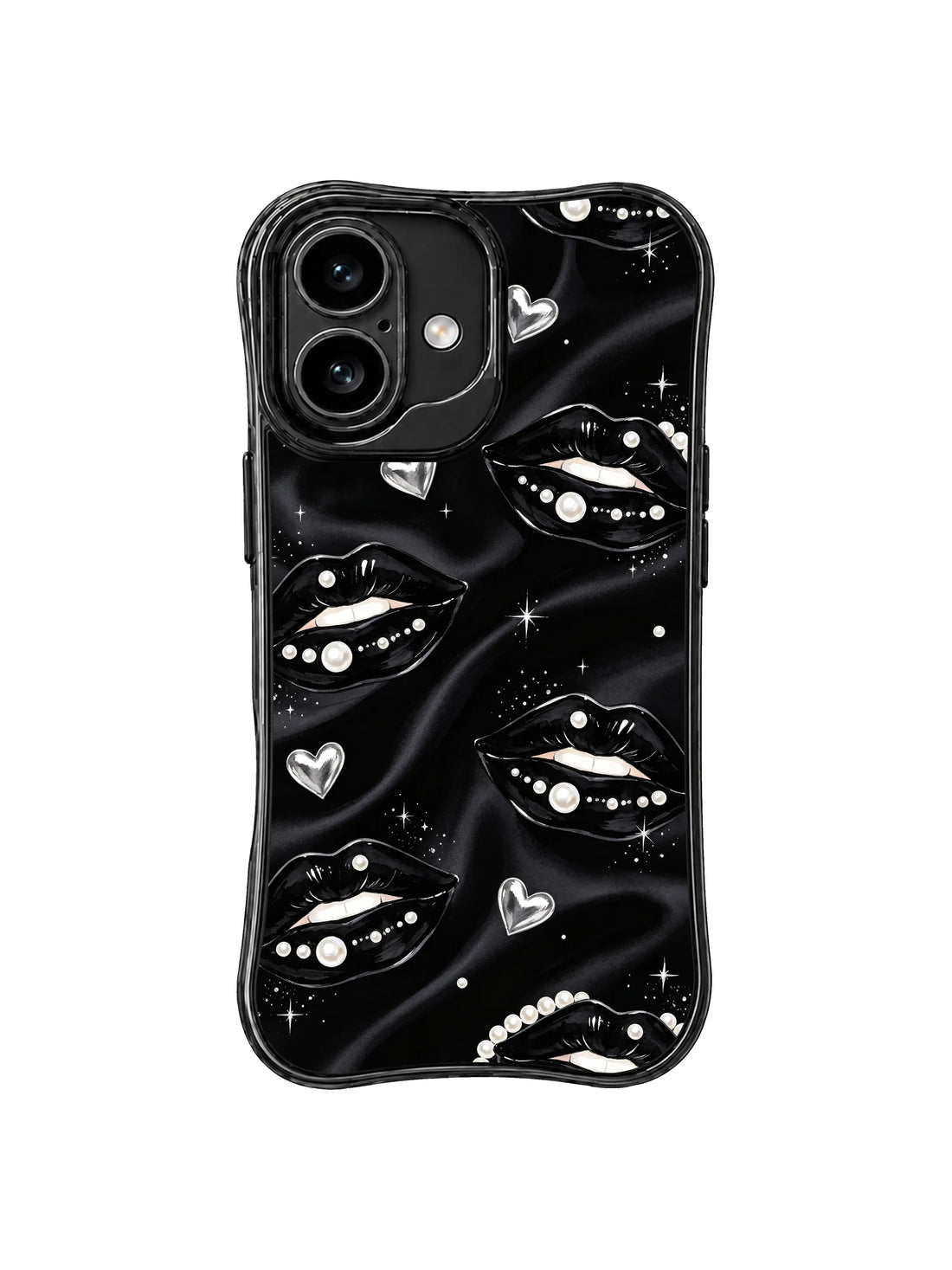 Pearl Noir Kiss iPhone 16 Case PhoneCasing for iPhone 16 case