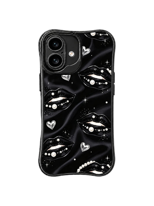 Pearl Noir Kiss iPhone 16 Case PhoneCasing for iPhone 16 case
