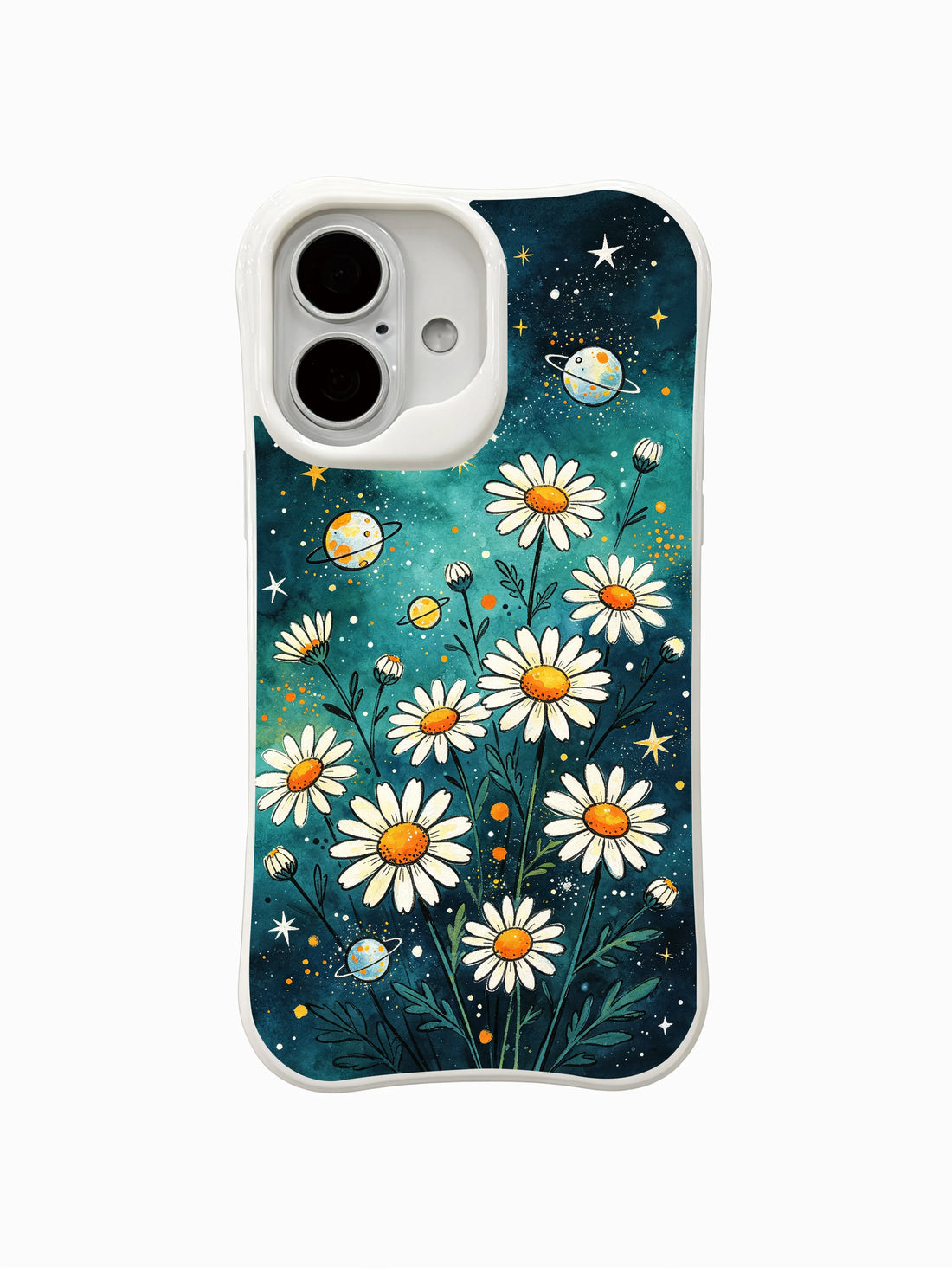 iPhone 16 Plus Cases cover image for Which iPhone 16 Plus Case Fits a Milo Yun Aesthetic?: Cosmic Daisy Bee