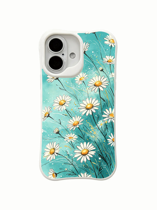 Floral iPhone 16 Plus Case - Daisies In The Breeze PhoneCasing for iPhone 16 Plus case