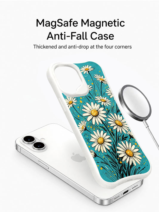 Botanical iPhone 16 Plus Case With Daisy Flower Details