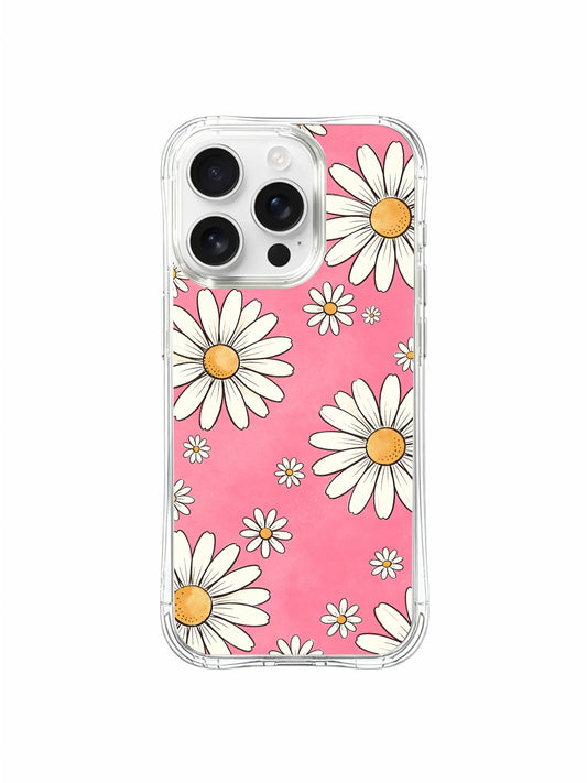 Joy iPhone 16 Pro Max Case With Bright Daisy Garden Color by PhoneCasing