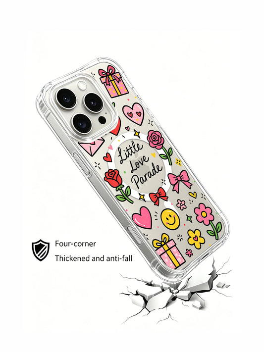 Artistic iPhone 16 Pro Max Case With Affection Energy real Little Love Parade product image