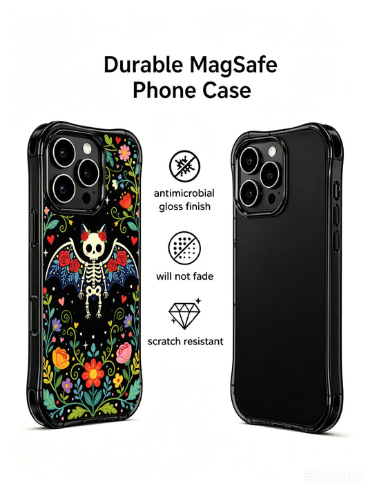 Unique iPhone 16 Pro Max Case Gift With Night Bat Art by PhoneCasing