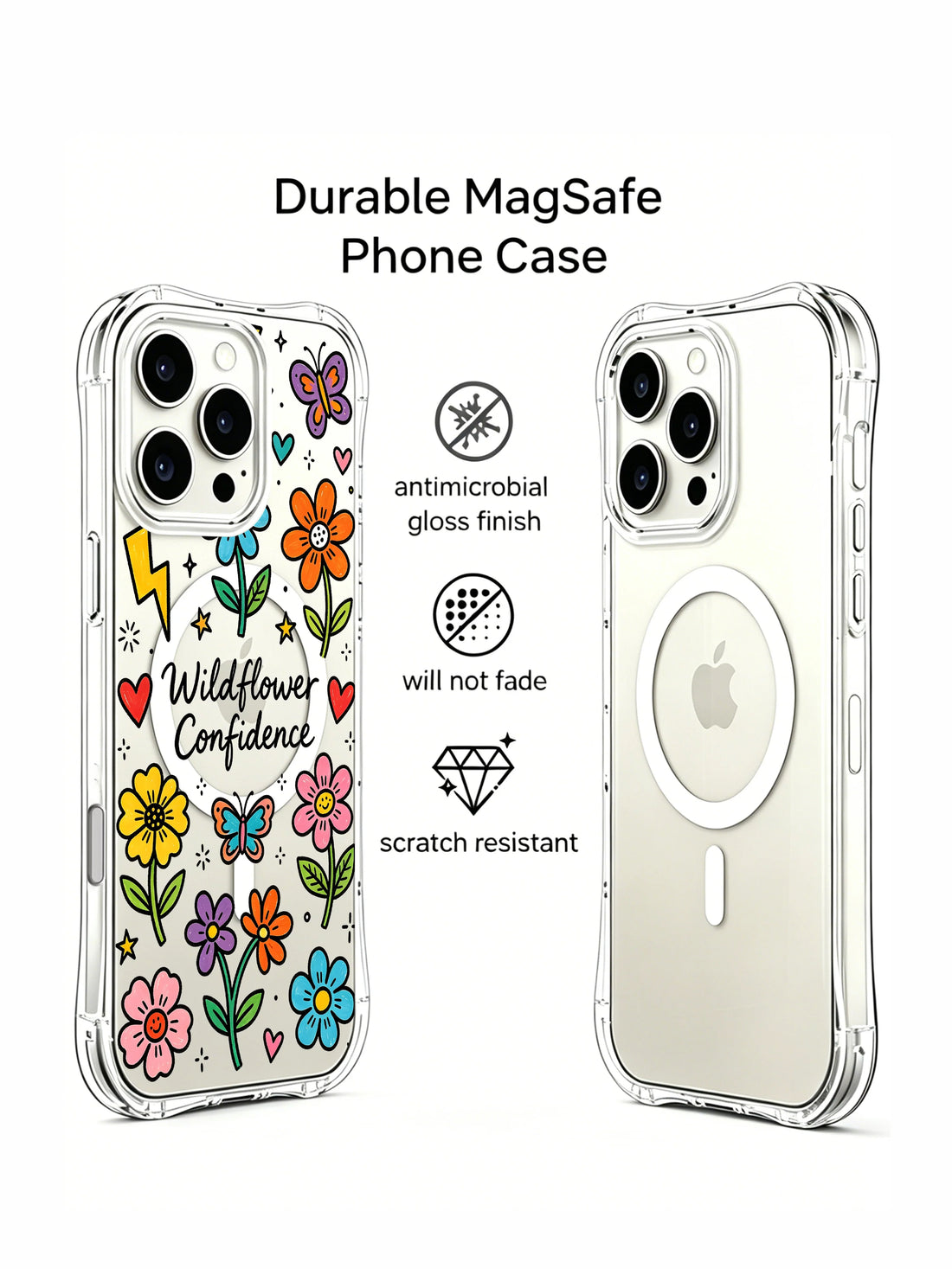 Unique iPhone 16 Pro Max Case Gift With Bloom Style real Kind Heart Club product image