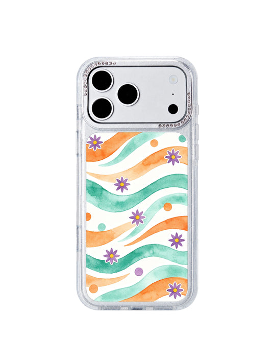 iPhone 17 Pro Max Cases cover image for How to Style a Gold Accent iPhone 17 Pro Max Case for Date Night Bags: Coral Wind Chime Flower