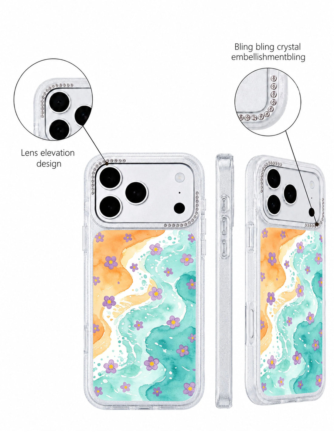 Optimism dot haze iPhone 17 Pro Max Case with bright yellow band, black dots, and bold minimalist pop style