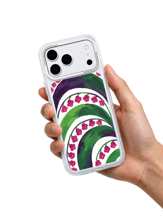 Paper sprout pulse iPhone 17 Pro Max Case with garden code artwork