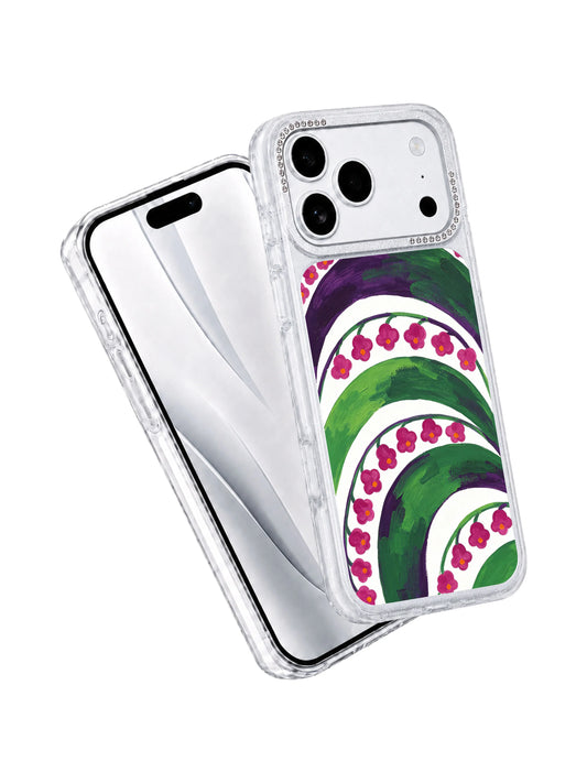 Scholar garden code iPhone 17 Pro Max Case with botanical study art