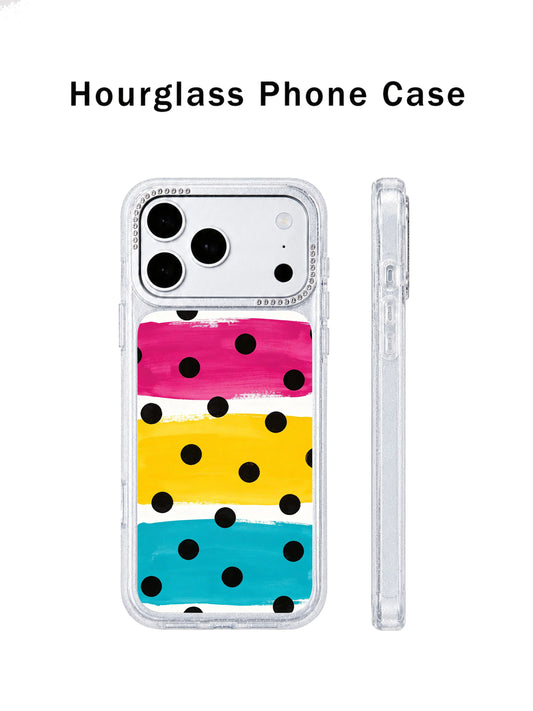 Stripe dot iPhone 17 Pro Max Case with linear abstract art