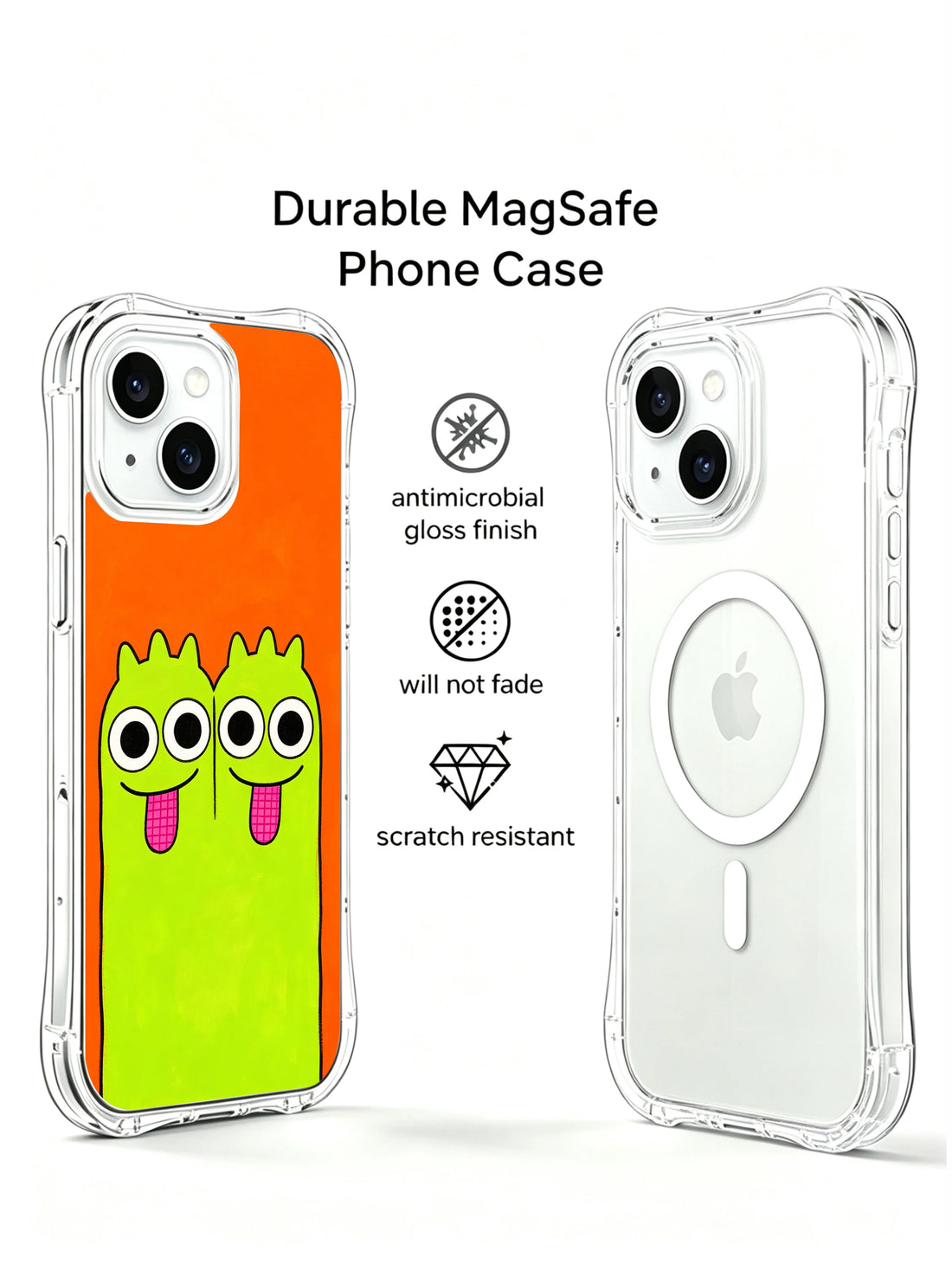 Cute iPhone 15 Plus Case With Twin Art by PhoneCasing