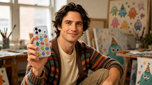 Milo Popkins iPhone 17 Pro Max case with colorful original artwork for dreamy everyday imagination, blog cover image