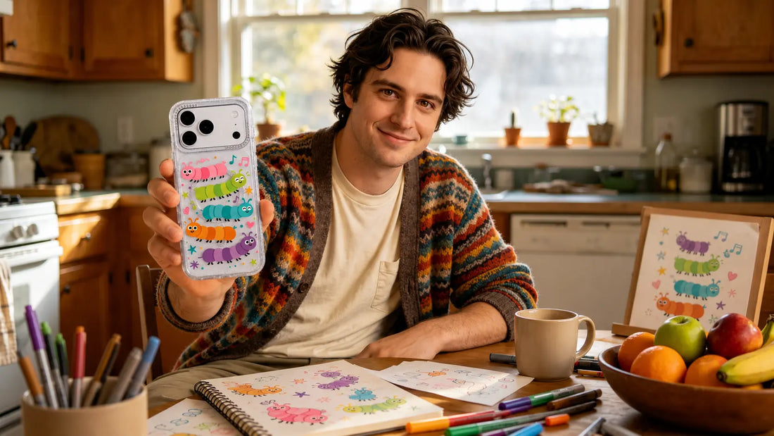 Milo Popkins iPhone 17 Pro Max case with colorful original artwork for focus everyday clarity, blog cover image