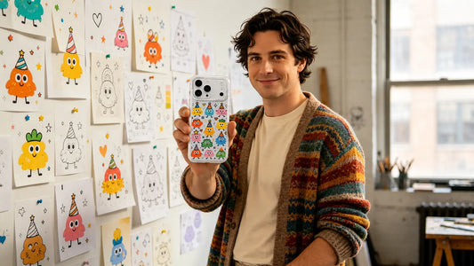 Milo Popkins iPhone 17 Pro Max case with colorful original artwork for artist ip creates better experience, blog cover image