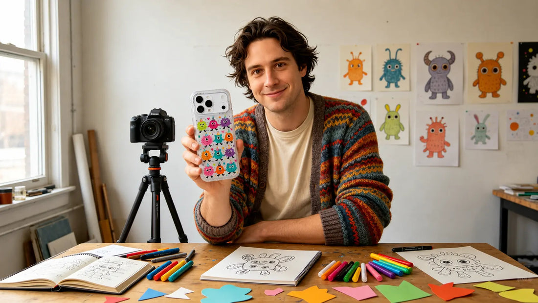 Milo Popkins iPhone 17 Pro Max case with colorful original artwork for aesthetic everyday style, blog cover image