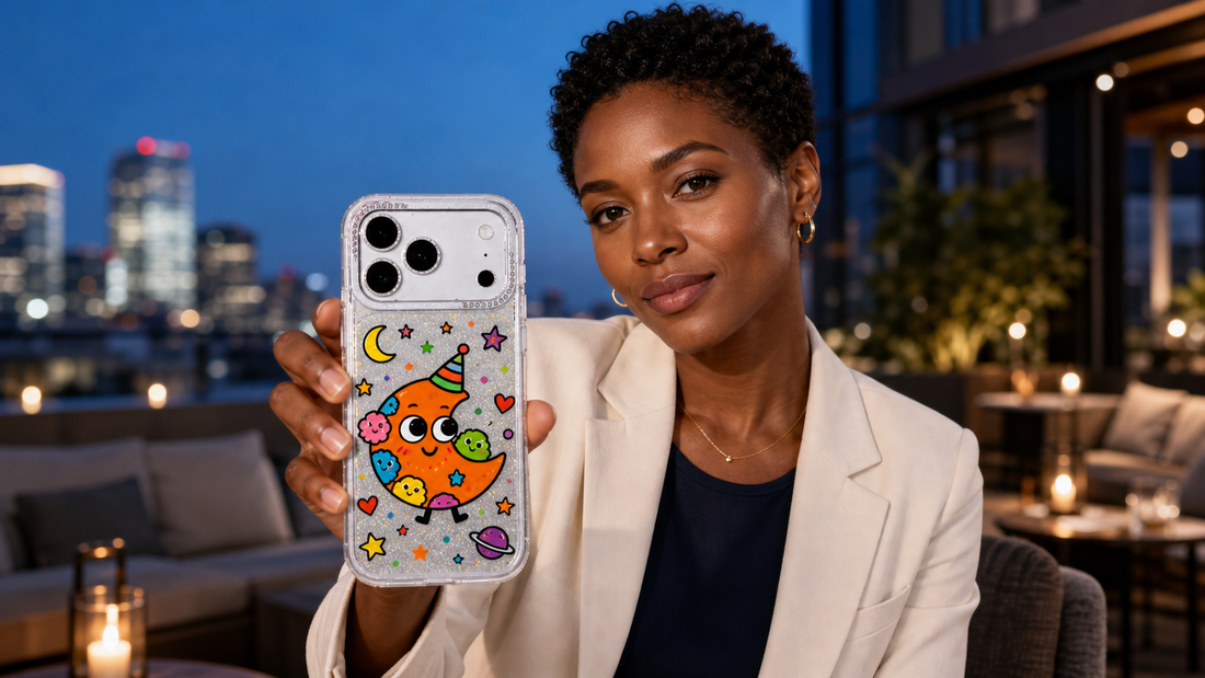 Milo Popkins Orange Moon Monster iPhone 17 Pro Max case lifestyle blog cover 02