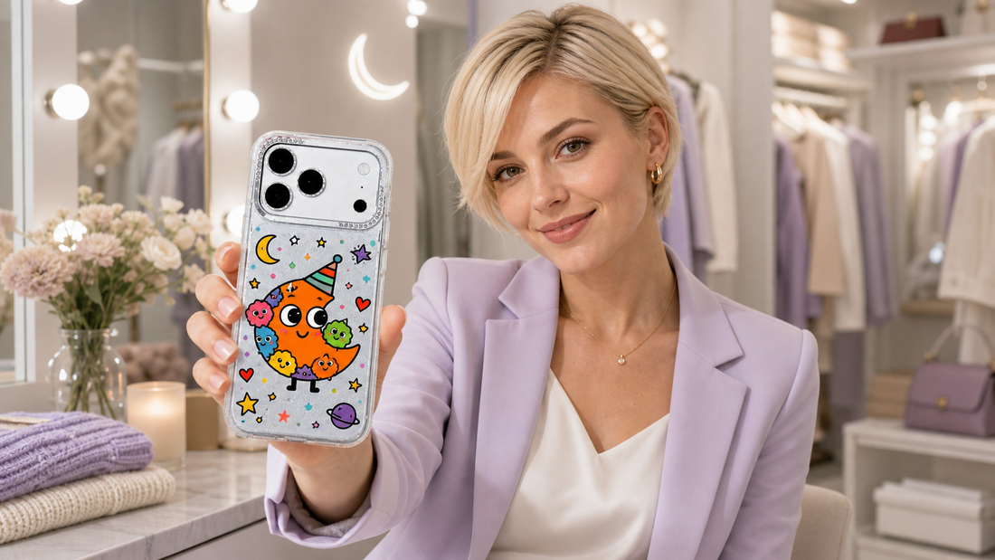 Milo Popkins Orange Moon Monster iPhone 17 Pro Max case lifestyle blog cover 05