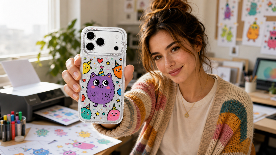 Milo Popkins Purple Cat Monster Smile iPhone 17 Pro Max case lifestyle blog cover 01