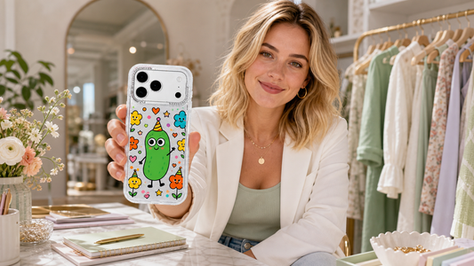 Milo Popkins Spring Pickle Dream iPhone 17 Pro Max case lifestyle blog cover 01