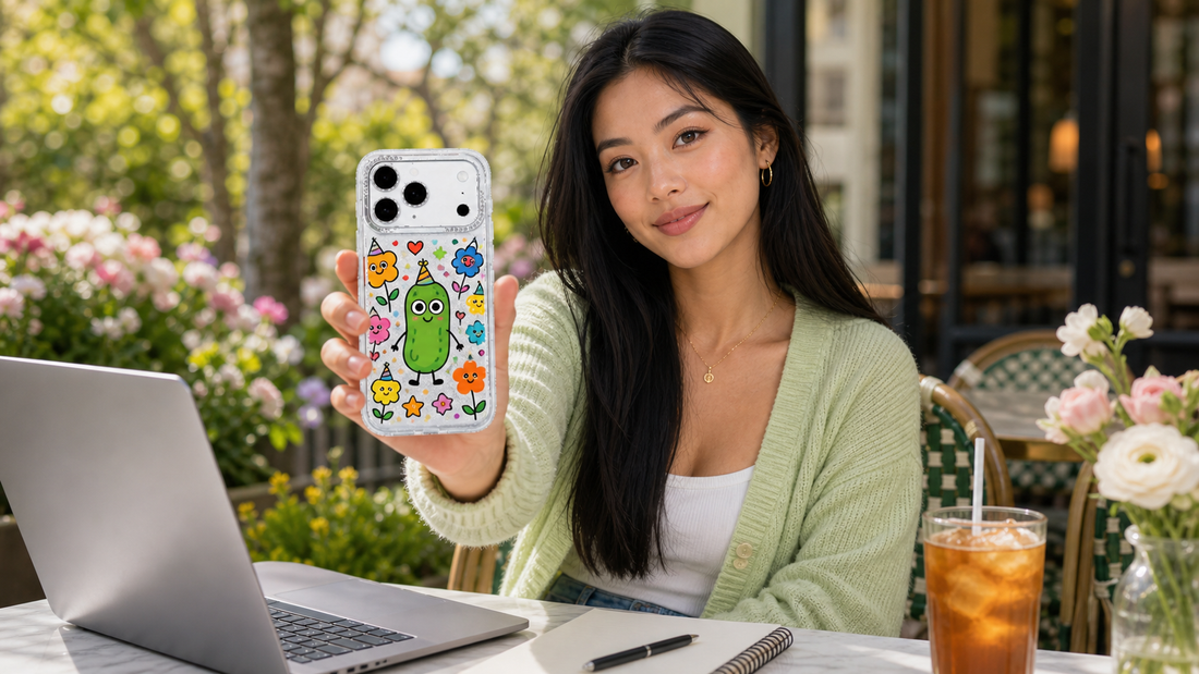 Milo Popkins Spring Pickle Dream iPhone 17 Pro Max case lifestyle blog cover 04