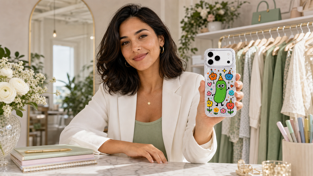 Milo Popkins Spring Pickle Dream iPhone 17 Pro Max case lifestyle blog cover 05