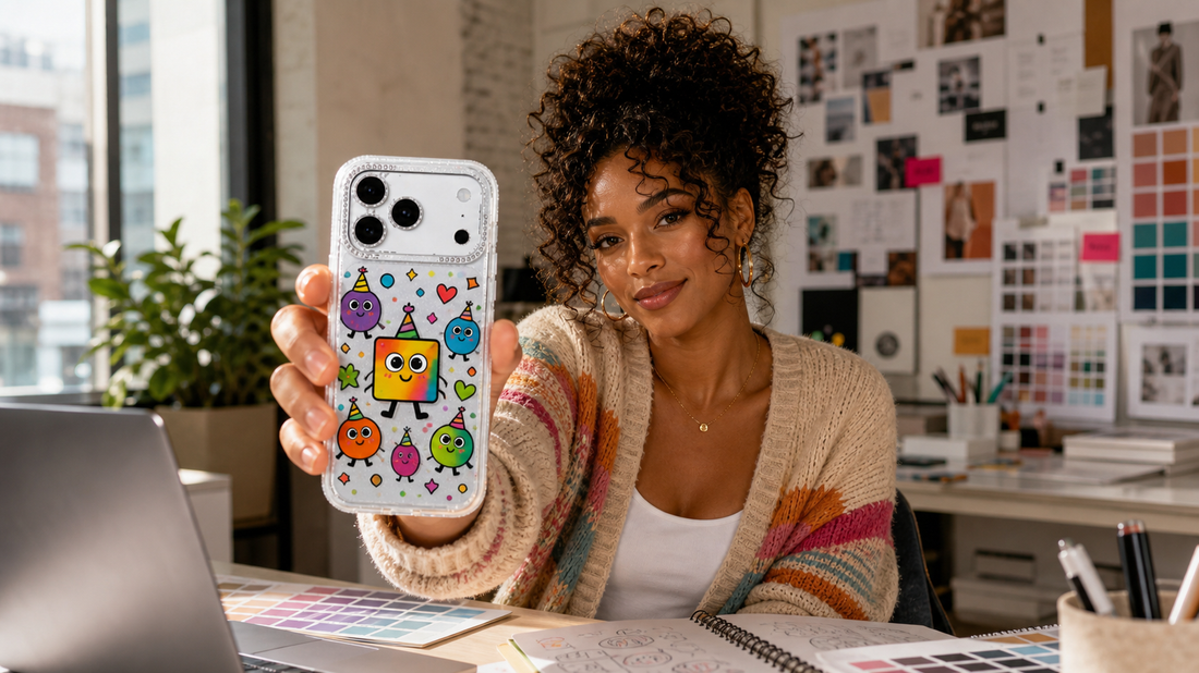Milo Popkins Whimsical Dream Monster Elevator iPhone 17 Pro Max case correct product lifestyle blog cover 02