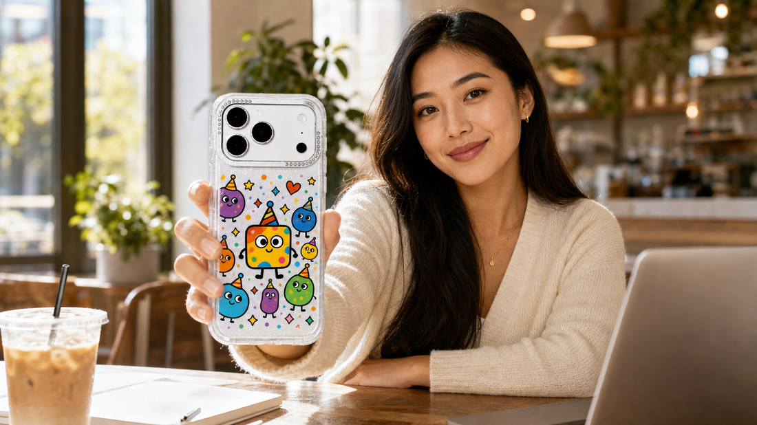 Milo Popkins Whimsical Dream Monster Elevator iPhone 17 Pro Max case correct product lifestyle blog cover 03