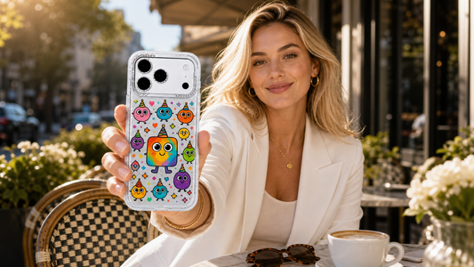 Milo Popkins Whimsical Dream Monster Elevator iPhone 17 Pro Max case correct product lifestyle blog cover 06