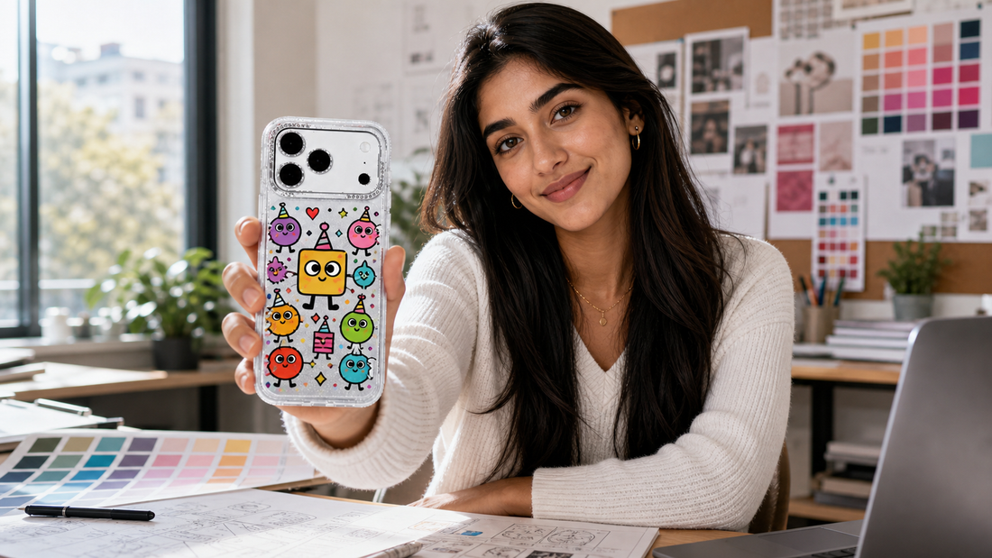 Milo Popkins Whimsical Dream Monster Elevator iPhone 17 Pro Max case correct product lifestyle blog cover 09