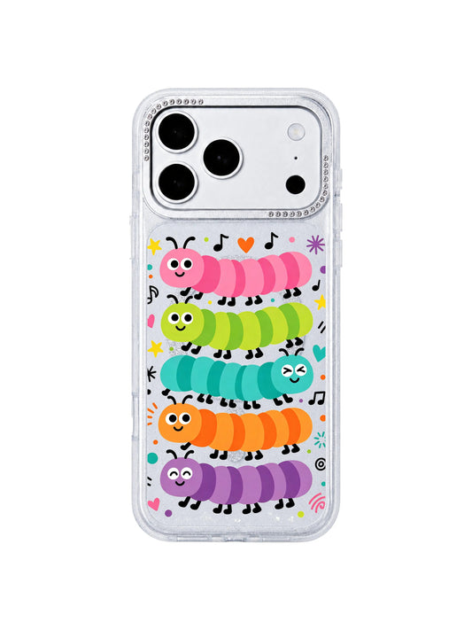 Whimsical Bug Art iPhone 17 Pro Max Case With Tiny Notes